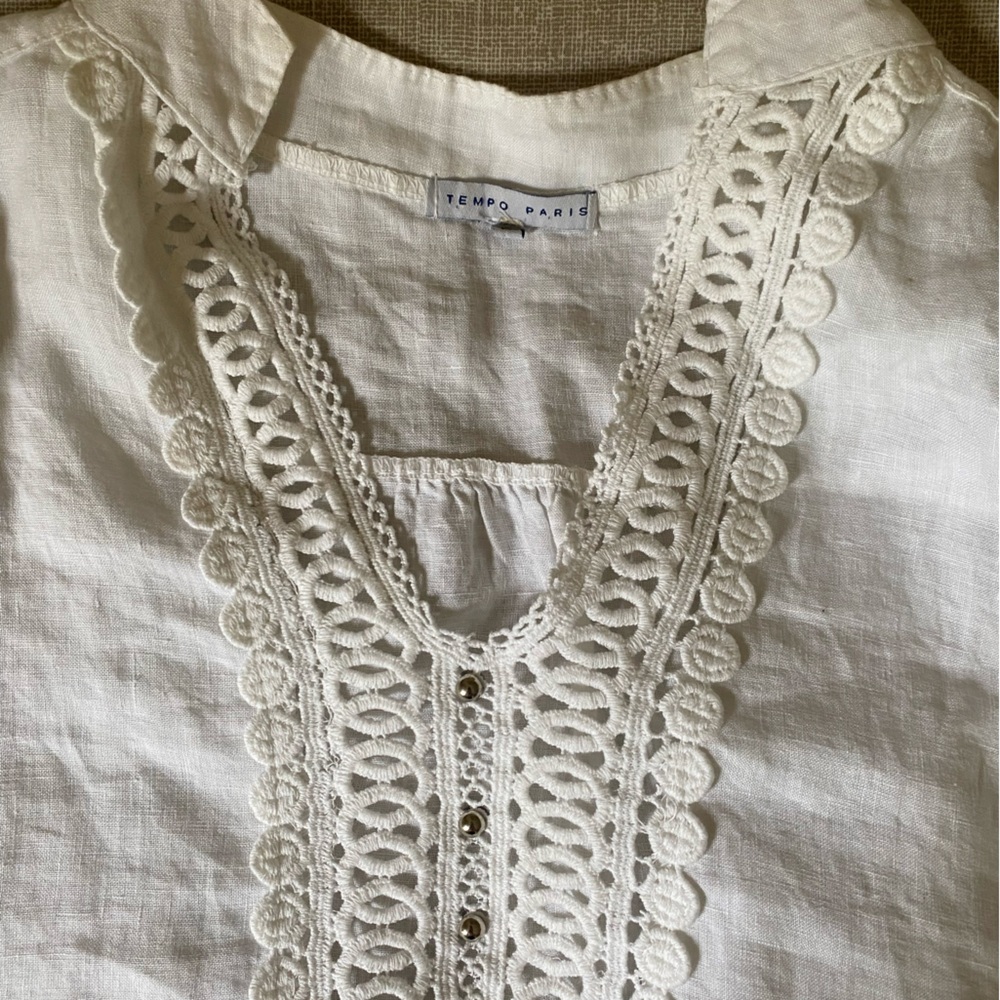 Long Sleeve White Blouse
